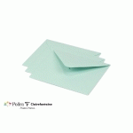 PAQUET DE 20 ENVELOPPES POLLEN 125X138MM 120G/M² - VERT JADE - LOT DE 4