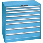 ARMOIRE 8 TIROIRS SÉRIE 78.294-CAPACITÉ 75KG-BLEU CLAIR - LISTA