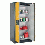 ARMOIRE SÉCURITÉ Q-PEGASUS-90 Q90.195.090.WDAC GRIS/JAUNE - ASECOS