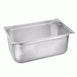 BAC GN BLANCO EN ACIER INOXYDABLE GN 2/1 - 200 MM, CAPACITÉ : 57,7 LITRES