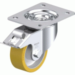 BLICKLE - ROULETTE PIVOTANTE À FREIN Ø 100MM BANDAGE POLYURÉTHANE PU 350KG - LK-ALTH 100K-3-FI