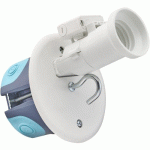 BOÎTE LUMINAIRE DCL STOPAIR MULTIMATÉRIAUX D67/P50 + DOUILLE E27 + FICHE DCL + CROCHET DEBFLEX