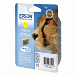 CARTOUCHE ENCRE EPSON T0714 JAUNE - CARTOUCHE AUTHENTIQUE