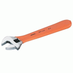 CLÉ À MOLETTE ISOLÉE 1000 V - OUVERTURE MAX 8 POUCES - LONGUEUR 210 MM SAM OUTILLAGE