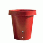 CUVE DÉCORATIVE DE RÉCUPÉRATION D'EAU 400 L ROUGE, ORANGE OU JAUNE