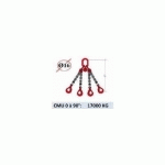 ELINGUE CHAINE 4 BRINS - CROCHETS AUTOMATIQUES - CMU 17000 KG (CLASSE 80)