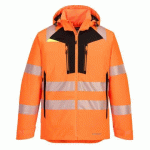 PORTWEST DX461 PARKA HV DX4 ORANGE/NOIR - TAILLE 5XL