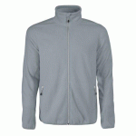 PRINTER RED ROCKET VESTE POLAIRE HOMMES GRIS MÉTAL - TAILLE XXXXL