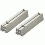 SUPPORTS DE SOL - 450 MM - CHARGE MAX 400 KG - LOT DE 2 EID