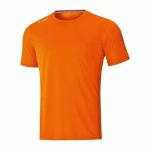 T-SHIRT RUNNING MANCHES COURTES ENFANT - JAKO - RUN 20 ORANGE FLUO