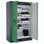 ARMOIRE SÉCURITÉ Q-PEGASUS-90 Q90.195.120.WDAC GRIS/VERT - ASECOS