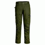 PORTWEST CD881 PANTALON DE TRAVAIL ÉCO-CONÇU WX2 STRETCH VERT OLIVE - TAILLE 38 - STANDARD