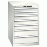 ARMOIRE BLANC GRIS 564X725X850 AVEC 7 TIR. 75KG _ 14.405.180 - LISTA