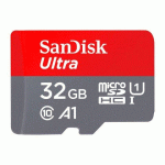 CARTE MÉMOIRE MICRO SDHC SANDISK AVEC ADAPTATEUR SDHC 32 GO - CLASSE 10