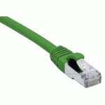 CORDON RJ45 CATÉGORIE 6A F/UTP LSOH SNAGLESS VERT - 25 M