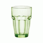 GOBELET FORME HAUTE TEINTÉ VERT 37CL - LOT DE 6 - BORMIOLI ROCCO - ROCK BAR