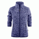 JAMES HARVEST RICH HILL VESTE POLAIRE FEMMES MARINE MÉLANGE - TAILLE L