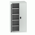 LISTA - ARMOIRE À PORTES BATTANTES (HXLXP) 195 X 125 X 50 CM KEY LOCK R7035
