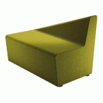 MODULE IZAKI - CHAUFFEUSE 2 PLACES/DOS INCLINÉ À DROITE VERTE