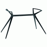 PIED DE TABLE METROPOLIS HT 74 CM TRAVERSE 60 CM NOIR