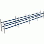 RACK 1 DÉPART + 3 SUIVANTS LXLXH 2700X11400X2000 1000KG 2 NIV - BITO