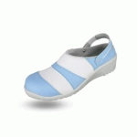 SABOT DE SÉCURITÉ BLANC/BLEU CIEL ADELINE T.38 - NORD'WAYS - ADE000138000B/BC