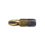 27347 - EMBOUT POZIDRIV GUIDE TIN STANDARD 1/4 COURT (PZ3X25) - WITTE