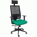 CHAISE DE BUREAU HORNA ACCOUDOIRS RÈGLABLES - VERT ÉMERAUDE - PIQUERAS Y CRESPO