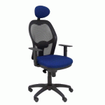 FAUTEUIL DE BUREAU JORQUERA - DOSSIER MAILLE - BLEU FONCÉ
