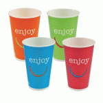 GOBELET EN CARTON ENJOY - 30/32 CL - LOT DE 300
