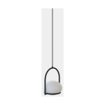 LEDS C4 COCO SINGLE GLOBE SUSPENSION NOIR, BLANC E14