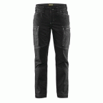 PANTALON DE TRAVAIL SERVICES STRETCH FEMME NOIR TAILLE 50 - BLAKLADER