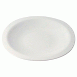 ASSIETTES PLATES COPOLYESTER Ø 26 CM - BLANC OPAQUE