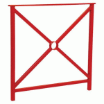 BARRIÈRE HÉRITAGE SIMPLE CROIX 80 CM - ROUGE 3020 - PROCITY