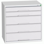 BOTT 1 ARMOIRE À TIROIRS VERSO - 800MM - 5 TIROIRS - BOTT