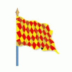 DRAPEAU DE PROVINCE HISTORIQUE ANGOUMOIS