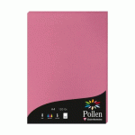 LOT DE 2 - ETUI DE 50 FEUILLES POLLEN 210X297MM 120G/M2 - ROSE HORTENSIA