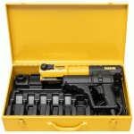 SERTISSEUSE RADIALE POWER-PRESS ÉLECTRO-HYDRAULIQUE 32KN 450W - COFFRET - 577010 R220 REMS