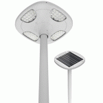 TÊTE DE MÂT CANDÉLABRE HYBRIDE AUTONOME - AVEC TÉLÉCOMMANDE - BF-HYBRID9W BF LIGHT