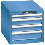 ARMOIRE BLEU CAP. 411X572X383 AVEC 4 TIR. 75KG _ 78.410.040 - LISTA