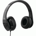 CASQUE FILAIRE PLIABLE JACK 3.5 MM STREAM - NOIR - TNB