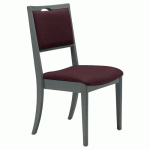 CHAISE GINKGO QUETSCHE - STRUCTURE HÊTRE ANTHRACITE - SUNSET CREATION