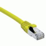 CORDON RJ45 CÂBLE CATÉGORIE 7 S/FTP LSOH JAUNE - 10 M DEXLAN