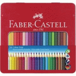 FABER-CASTELL CRAYON DE COULEUR COLOUR GRIP, ÉTUI DE 24