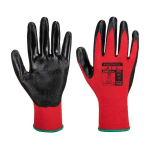 PORTWEST - GANTS MANUTENTION ENDUIT NITRILE FLEXO GRIP SPÉCIAL MÉCANICIEN 11 - ROUGE / NOIR - ROUGE / NOIR