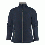 PRINTER ESSENTIALS TRIAL VESTE SOFTSHELL FEMMES DARK NAVY - TAILLE M