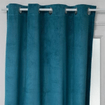 RIDEAU OCCULTANT EN VELOURS OTTO 140X260CM BLEU