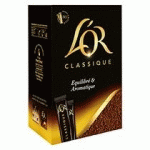 STICKS DE CAFÉ SOLUBLE L'OR CLASSIQUE - BOÎTE DISTRIBUTRICE DE 80