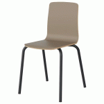 CHAISE MALIBU 4P T6 COQUE GRIS ARGILE U727 / ALU GRIS 7016