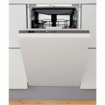 LAVE-VAISSELLE ENCASTRABLE WHIRLPOOL WSIO3O34PFEX - ENCASTRABLE 45 CM